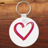 Cool Red Hearts Sleutelhanger (Voorkant)