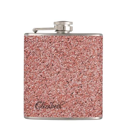 Cool Red Marble, Stone - Personated Heupfles (Voorkant)