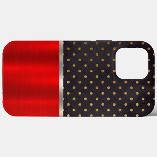 Cool Red Metallic Cell Phone Case (Achterkant (horizontaal))