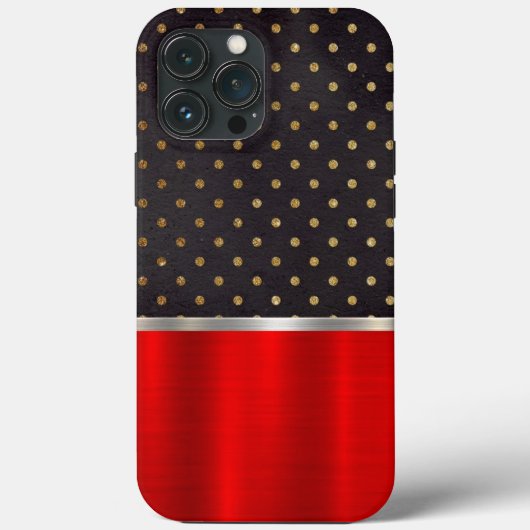 Cool Red Metallic Cell Phone Case (Achterkant)
