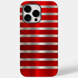 Cool Red Metallic Cell Phone Case