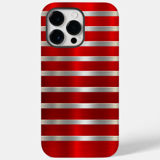 Cool Red Metallic Cell Phone Case