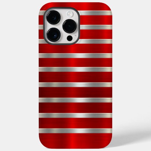 Cool Red Metallic Cell Phone Case (Achterkant)