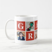 Cool Red Photo Collage Granny-Mokken Koffiemok (Links)