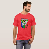 Cool red South Africa voetbalfans shirt (Voorkant volledig)