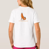 Cool - Red WOLF - Dierenvriend - T-shirt voor dame (Achterkant)