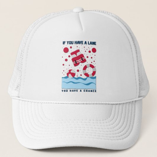 Cool Redderdesign - Als je een baan hebt Trucker Pet (Voorkant)