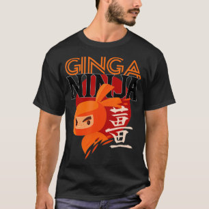 Cool Redhead Ginga Ninja Funny Ginger Ninja Gift T-shirt