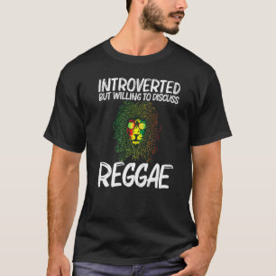 Cool Reggae for Men Jamaican Music Genre 1 T-shirt