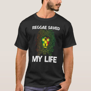 Cool Reggae for Men Jamaican Music Genre T-shirt