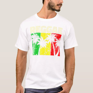 Cool Reggae Musik Rastafari Ragga Reggaeton Jamaik T-shirt