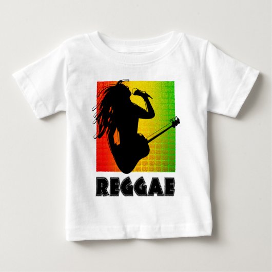 Cool Reggae Rasta Muziek Gitaar Playing Rastaman (Voorkant)