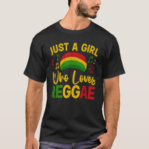 Cool Reggae Voor Meisjes Vrouwen Rasta Jamaicaanse T-shirt
