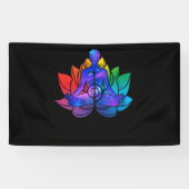 Cool Reiki Meditation Lotus Aura Spandoek (Horizontaal)