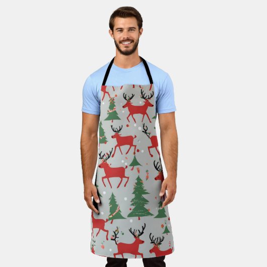 Cool Reindeers Schort (Gedragen)