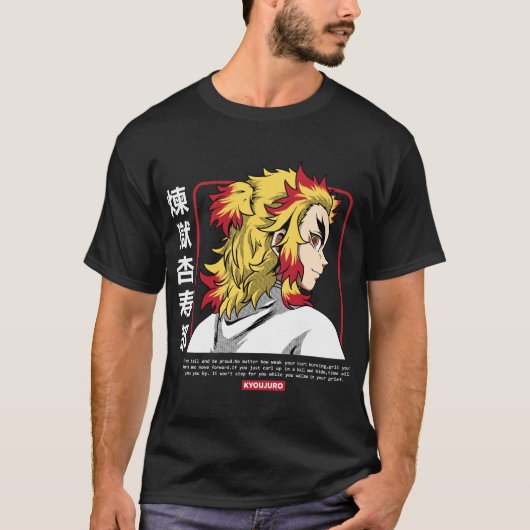 Cool Rengoku Kyojuro T-shirt (Voorkant)