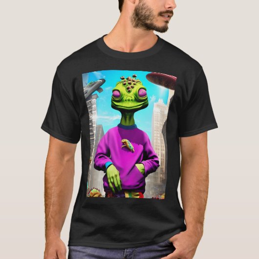 Cool reptielachtig t-shirt (Voorkant)