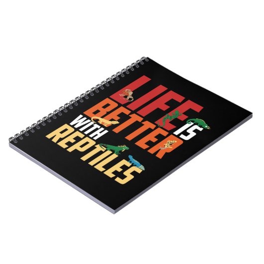 Cool Reptiles Lizard Gecko Bearded Dragon Notitieboek (Linkerzijde)