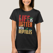 Cool Reptiles Lizard Gecko Bearded Dragon T-shirt (Voorkant)