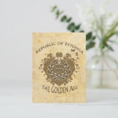 Cool Republic of Estonia Briefkaart! Briefkaart (Staand voorkant)