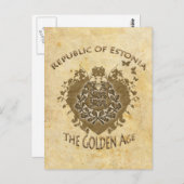 Cool Republic of Estonia Briefkaart! Briefkaart (Voorkant / Achterkant)