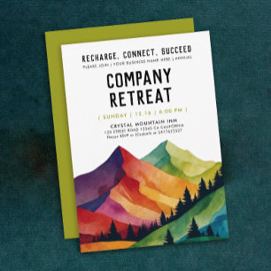 Cool Retreat Groen Team Building Bos Waterverf Kaart