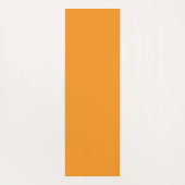 Cool Retro 70s Stripes Oranje Yellow Red Yoga Mat (Achterkant)