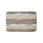 Cool Retro Abstract artistieke golven Patroon Badmat (Voorkant)