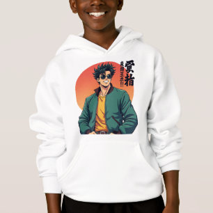 Cool Retro Anime Guy – Stijlvolle jaren 80 estheti