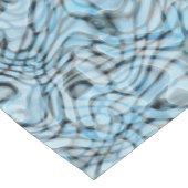 Cool Retro Artistic Abstract Waves Patroon Medium Tafelloper (Hoek)