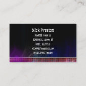 Cool Retro Audio Cassette | DJ Professional Visitekaartje (Achterkant)