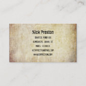 Cool Retro Audio Cassette | DJ Professional Visitekaartje (Achterkant)