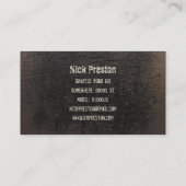 Cool Retro Audio Cassette | DJ Professional Visitekaartje (Achterkant)