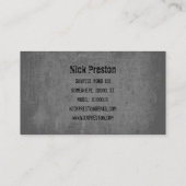 Cool Retro Audio Cassette | DJ Professional Visitekaartje (Achterkant)