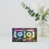 Cool Retro Audio Cassette | DJ Professional Visitekaartje (Staand voorkant)