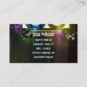 Cool Retro Audio Cassette | DJ Professional Visitekaartje (Achterkant)