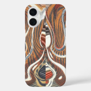 Cool Retro Aztec iPhone 16 Hoesje