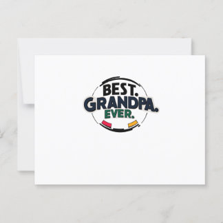 Cool Retro "Beste Opa Ooit" Briefkaart