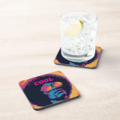 Cool/Retro Beverage Coaster Bier Onderzetter (Rechterzijde)