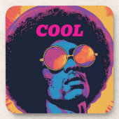 Cool/Retro Beverage Coaster Bier Onderzetter (Voorkant)