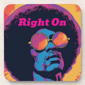 Cool/Retro Beverage Coaster Bier Onderzetter (Voorkant)