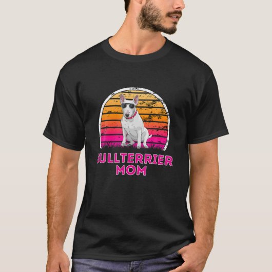 Cool Retro Bullanger Mam - Hondenliefhebber Moeder T-shirt (Voorkant)