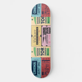 Cool retro cadeau Ole cenima tickets Classic  Persoonlijk Skateboard