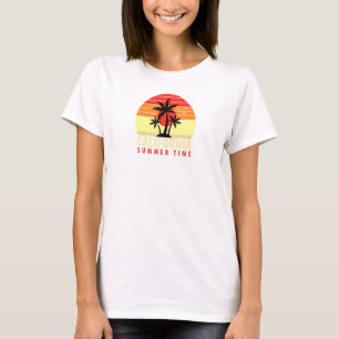 Cool Retro California Beach T-shirt