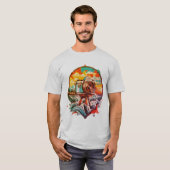 Cool Retro Cameragrafiek T-shirt (Voorkant volledig)