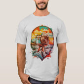 Cool Retro Cameragrafiek T-shirt (Voorkant)