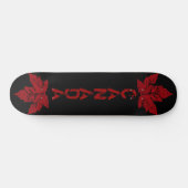 Cool Retro Canada Maple Leaf Skateboard (Horizontaal)