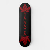 Cool Retro Canada Maple Leaf Skateboard (Voorkant)