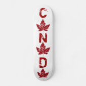 Cool Retro Canada Skateboard  Maple Leaf (Voorkant)