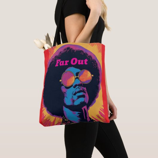 Cool/Retro-Canvas tas (Dichtbij)